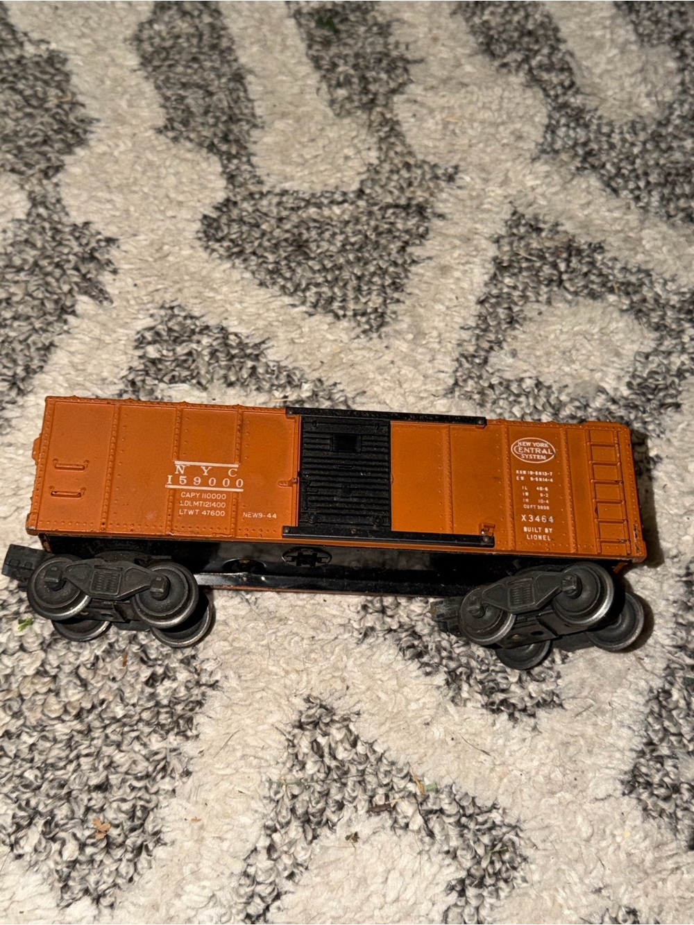 New York Central System Train Car Locomotive Used Pre Owned Vintage Collectible.